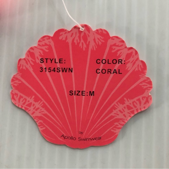 NWT Coral Tropics by Apollo Swimwear Bikini Bottoms M - Picture 6 of 8